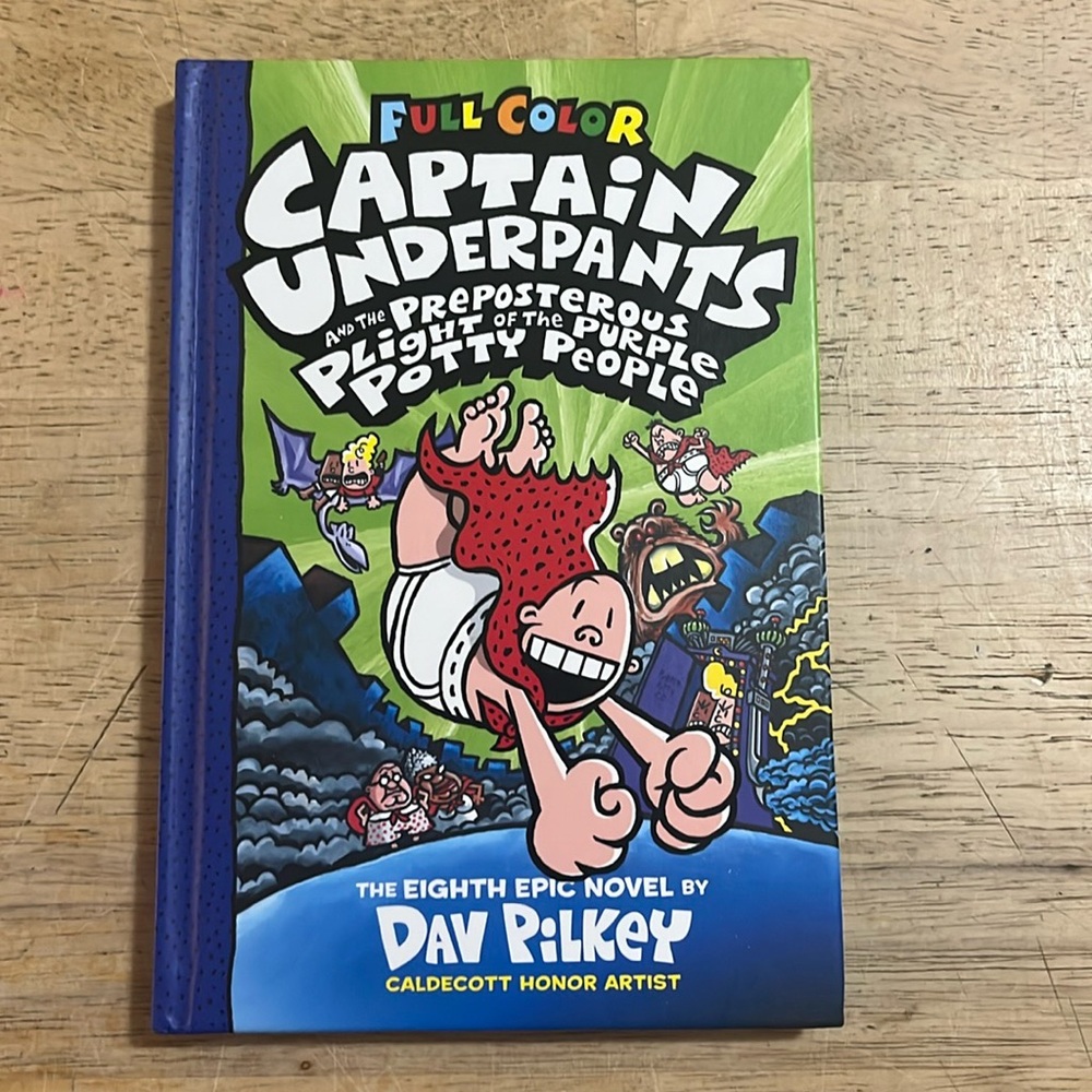 Captain Underpants The Eighth Epic Novel by Dav Pilkey